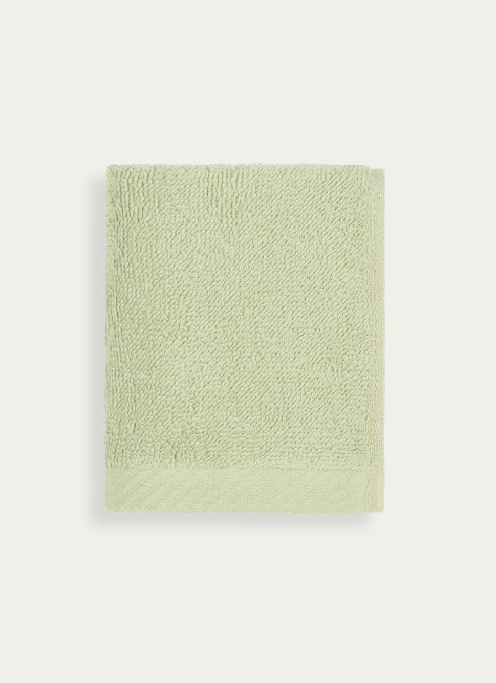SERVIETTE INVIT&Eacute; EN COTON UNI BASIL