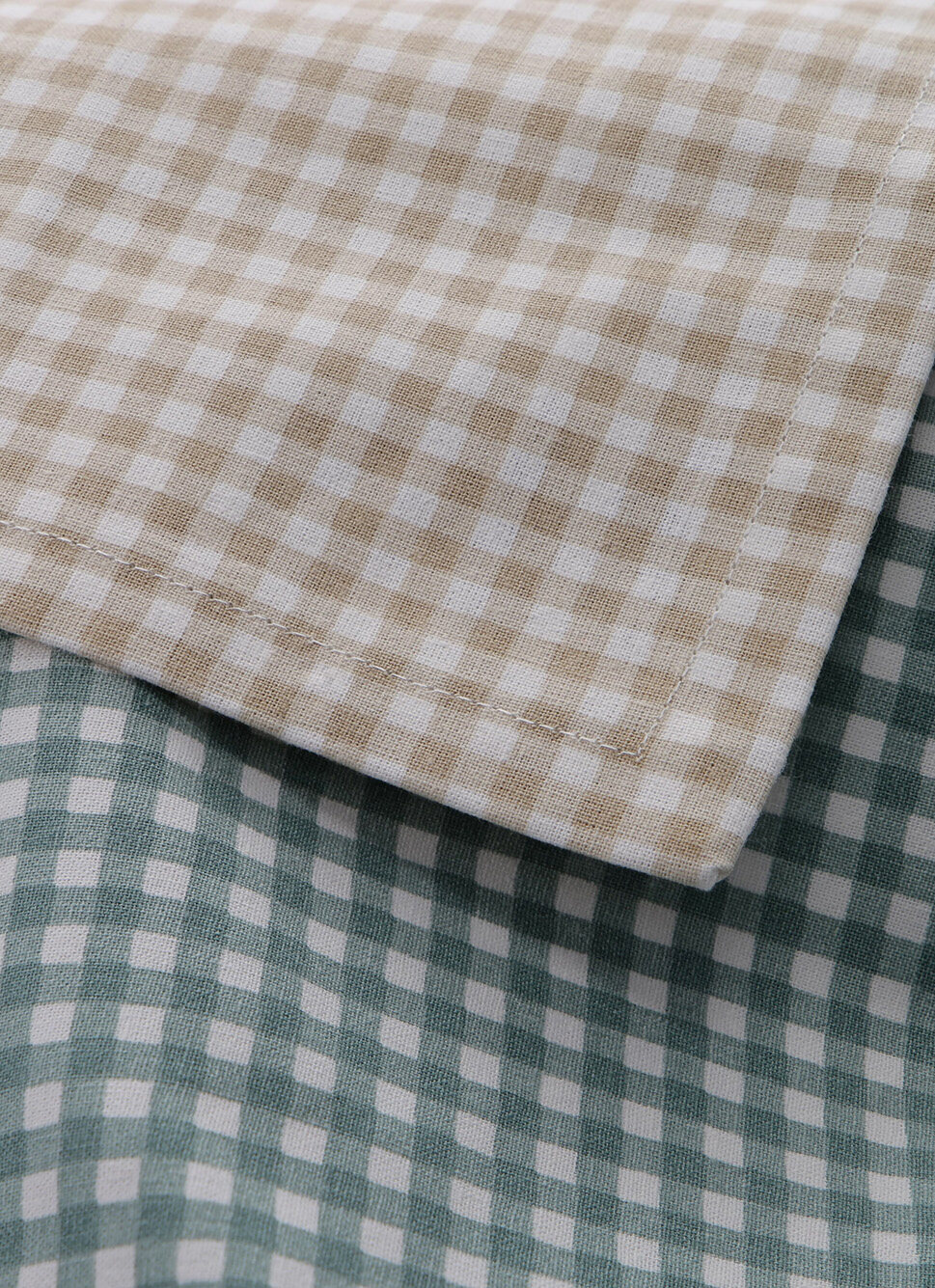 LOT DE 2 SERVIETTES DE TABLE EN COTON VICHY