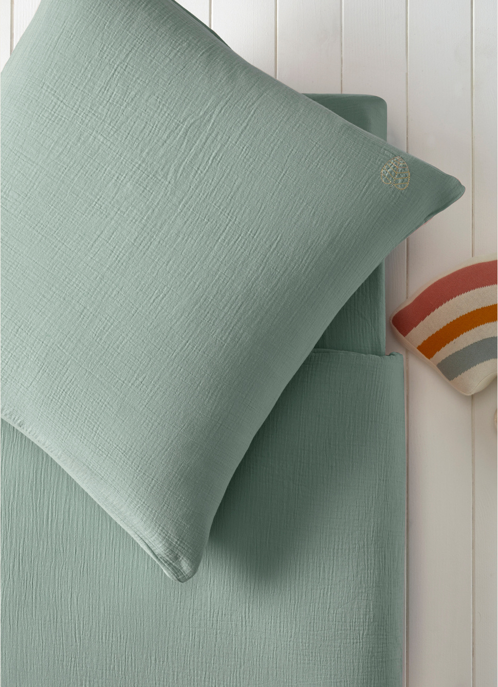 HOUSSE DE COUETTE B&Eacute;B&Eacute; EN GAZE DE COTON