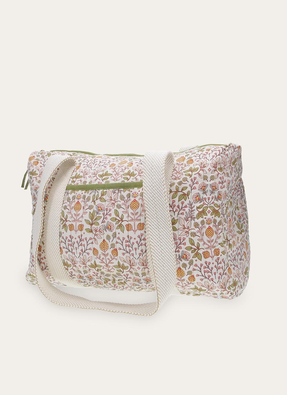 SAC &Agrave; LANGER COTON MATELASS&Eacute; MOTIF V&Eacute;G&Eacute;TAL JAISA