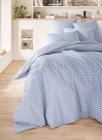 HOUSSE DE COUETTE EN COTON VICHY 