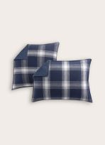LOT DE 2 TAIES D'OREILLER EN FLANELLE RHEA