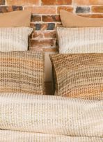 LOT DE 2 TAIES D'OREILLER EN PERCALE LAV&Eacute;E TAIGA