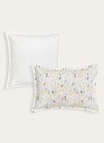 LOT DE  2 TAIES D'OREILLER EN PERCALE FARRAH