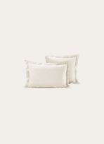 TAIE D'OREILLER UNIE EN PERCALE DE COTON