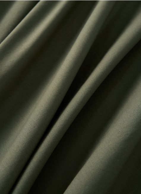 DRAP HOUSSE UNI EN COTON LAVÉ BIO