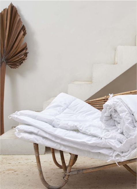 COUETTE 4 SAISONS EN PERCALE DE COTON 175/300 GR