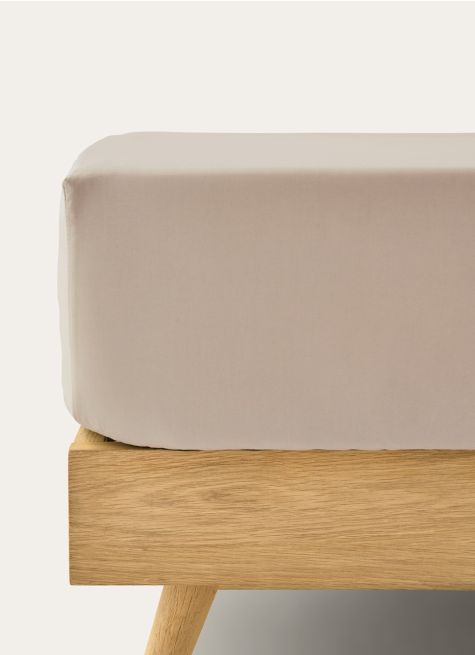 DRAP HOUSSE UNI EN PERCALE DE COTON