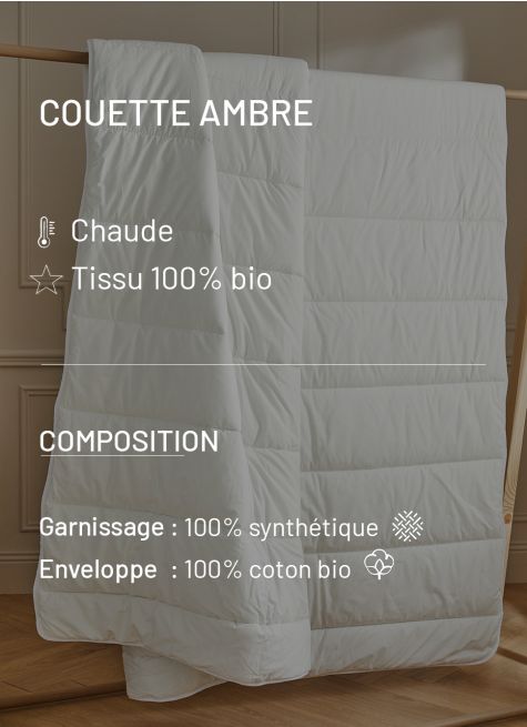 COUETTE CHAUDE EN COTON BIO - 400G
