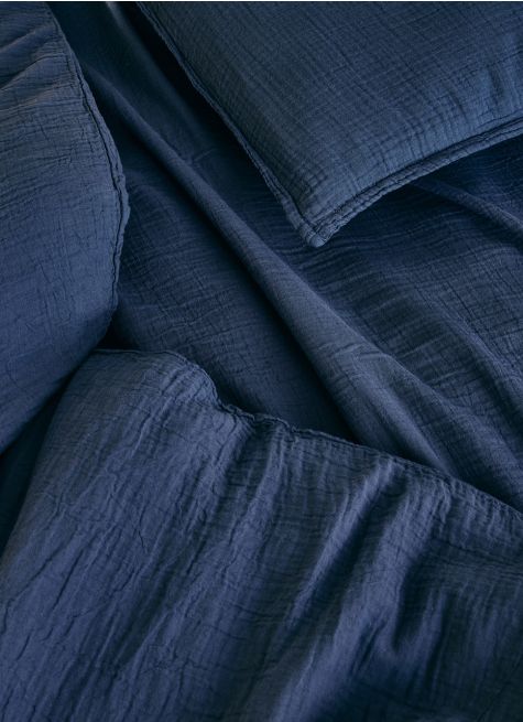 HOUSSE DE COUETTE DOUBLE GAZE DE COTON