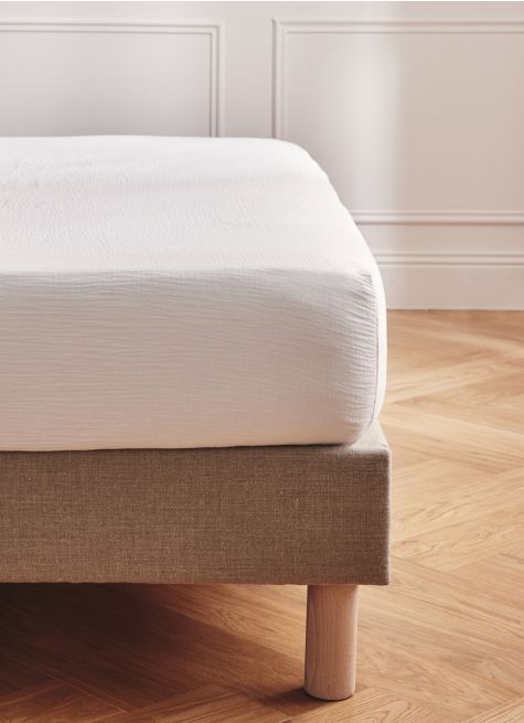 DRAP HOUSSE EN DOUBLE GAZE
