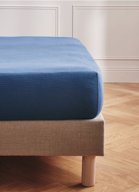DRAP HOUSSE EN DOUBLE GAZE