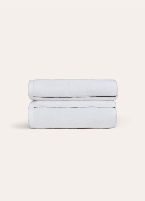 SERVIETTE DE TOILETTE COTON RAYE