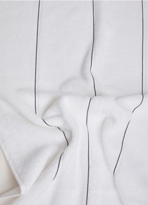 SERVIETTE DE TOILETTE COTON RAYE