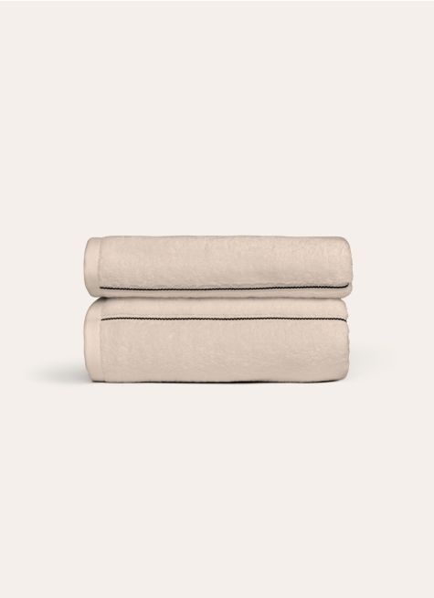 SERVIETTE DE TOILETTE COTON RAYE
