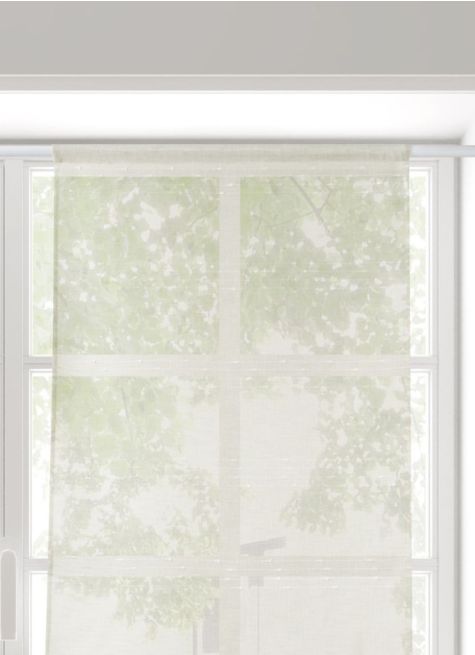 VITRAGE RAYURES HORIZONTALES EN RELIEF 60 X 120CM