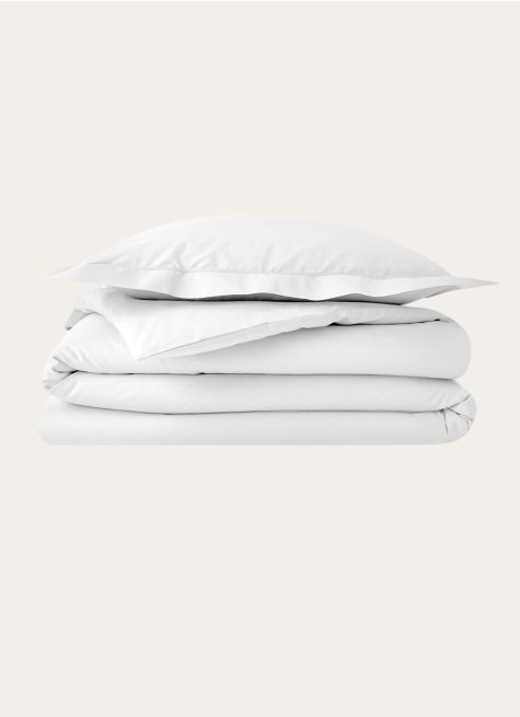 HOUSSE DE COUETTE UNIE EN COTON