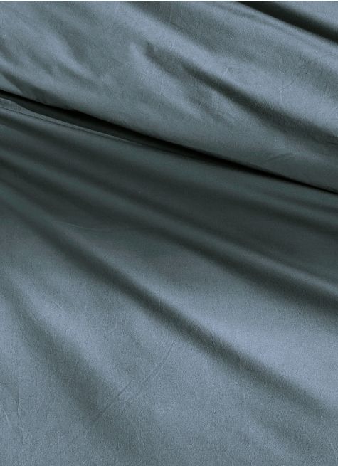 HOUSSE DE COUETTE UNIE EN PERCALE DE COTON