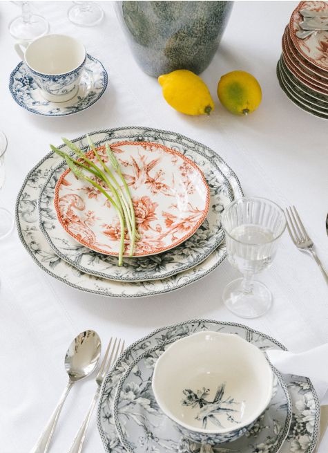 ASSIETTE PLATE EN GRÈS ADELAÏDE